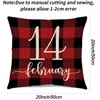 Ueerdand Valentines Day Pillow Covers 20x20 inch Set of 4