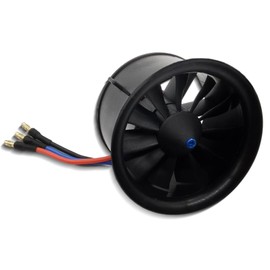 DD 64mm EDF 11 Blade with 3500KV RC Brushless Motor Balance Tested for 3S/4S RC Jet Airplane