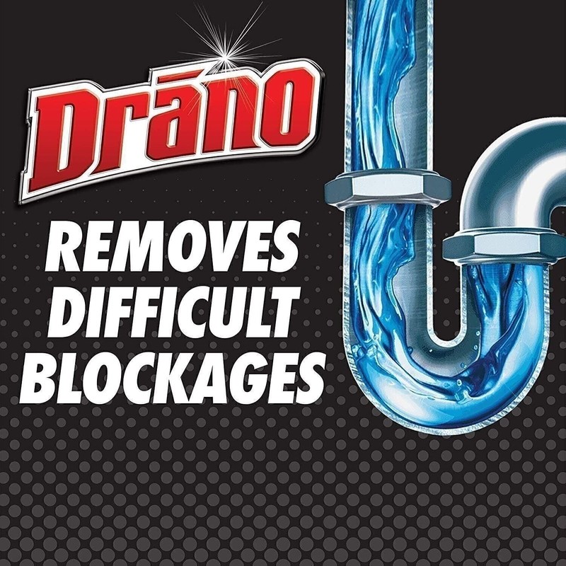 Drano Liquid Drain Clog Remover and Cleaner for Shower or