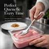 YCHLonlive Quenelle Spoon, 8.82 Inch Stainless Steel Rocher Spoon, Dessert