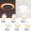 CycevSun 6 Pack LED Recessed Lighting 6 Inch with Night