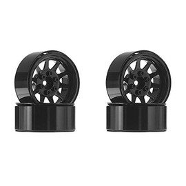 Rc4Wd Z-W0210 OEM Stamped Steel 1.9 Beadlock Wheels Black, Z-W0210