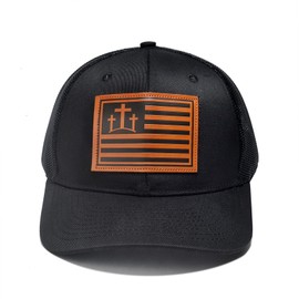 QNGEY Christian Jesus Cross God Religious Faith Hats for Men Women Dad Embroidered Baseball Cap Trucker Hat Snapback Hat Gift Black