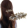 Herbeluemily Barrette, Hair Clip, Bijou, Antique Style, Flower Hair Accessory,