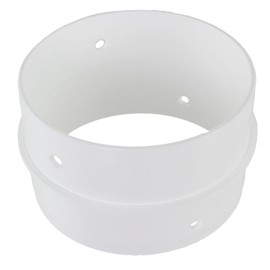 SPARES2GO Dual Vent Hose Connection Ring Kit for White Knight Tumble Dryer