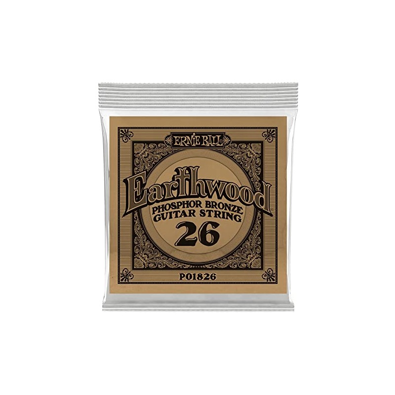 Ernie Ball .026 Slinky Acoustic Phosphor Bronze Single String