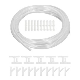 Flaconi 5 Meters Car Windshield Washer Hose,Windshield Washer Hose Repair Kit,Windshield Washer Hose Kit,Windshield Washer Tubing,Suitable for the Windshield Washer of Most Vehicles