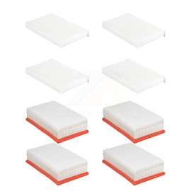 PUR 4x Air + 4x Cabin Filter (8 Total) Kit Replacement For Jeep Wrangler Gladiator 3.0L KFL-101868