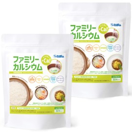 炊飯 料理用 ファミリーカルシウム もちもち美味しい L型発酵 乳酸カルシウム ビタミンD 食物繊維 MCTオイル K-2 乳酸菌 28品目 アレルゲン 不使用 1箱30回分