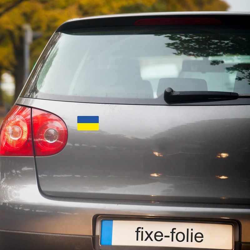 Generisch Set of 10 Ukraine Flag Stickers, Car Sticker