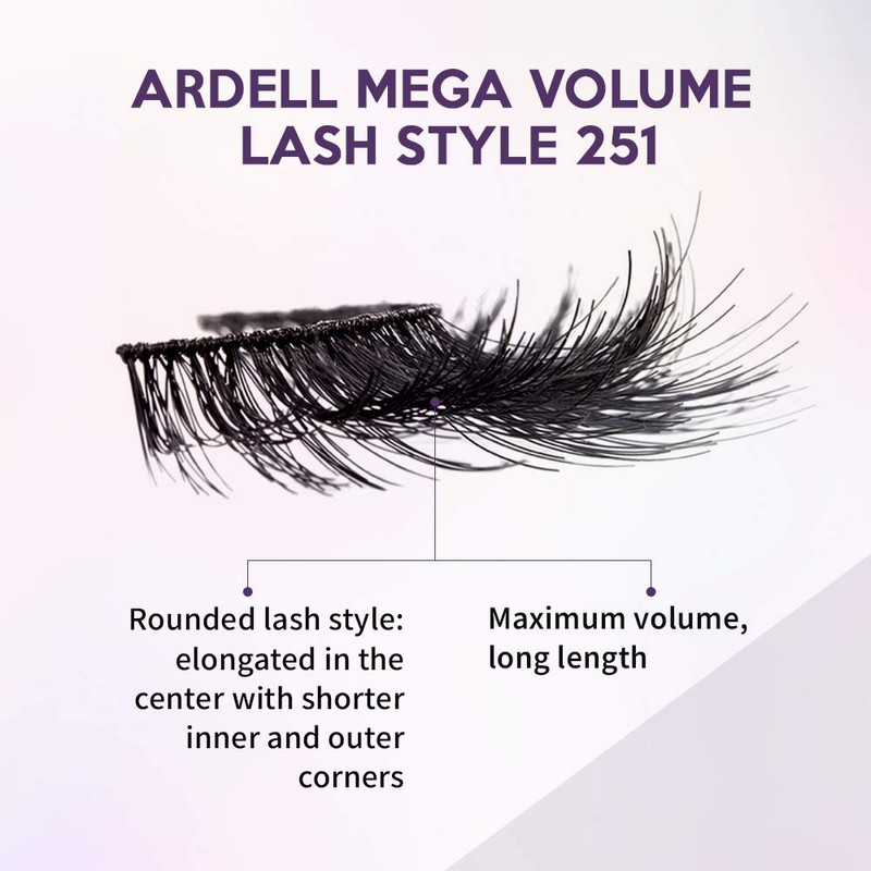 Ardell Mega Volume Lash 250 Multi-Layered False Lashes with Curl