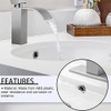 SKYPIA 3x Bathroom Kitchen Sink Hole Round Overflow Cover Basin