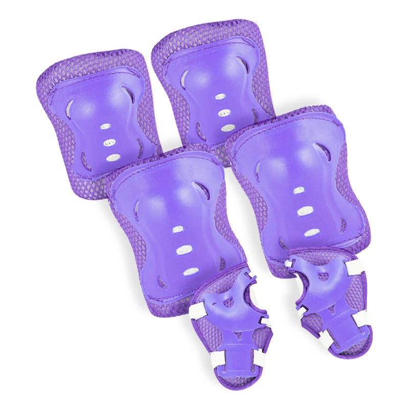 Kit Protección Para Niños Niñas 2en1 6 Pzs C/u Accesorios