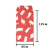 Kakukay FWP10001-S Fuwari Iyo Washi Pochi Bag, Cat, Pack of