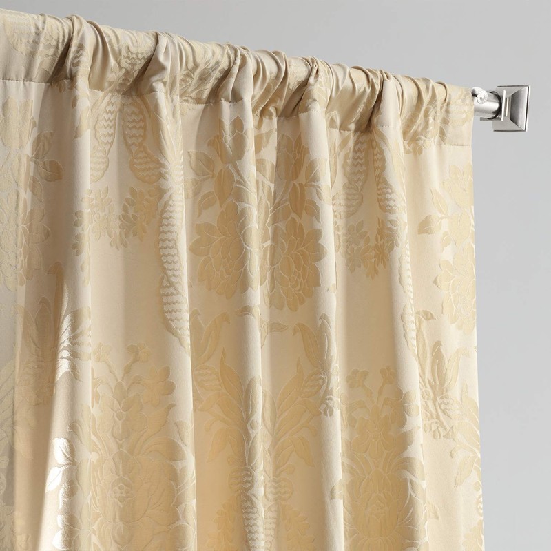HPD Half Price Drapes Designer Damask Curtains for Room Decoration
