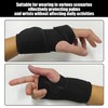 1 Pair of Black Wrist Guards, Sports Protective Gear, Adjustable