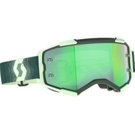 Scott Fury MX Offroad Goggles Dark Green/Mint w/Green Lens