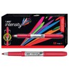 BIC Intensity Permanent Markers, Fine Point, Red, Vibrant & Long-Lasting,
