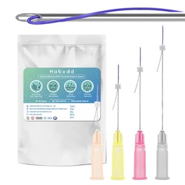 Habodd PDO Lifting Threads, Pdo Threads For Face Lift, Mono Type - Hilos Tensores, Pdo Smooth Thread Sharp Tip, Skin Tightening (29G25MM) 20pcs