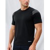 5 Pack Men’s Active Quick Dry Crew Neck T Shirts