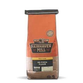 Fairhaven Mill Organic Pizza Flour for Pizza Crust & Baked Goods - Type 00 - Thin Crust, Supple Crumb, Fine Grind - 5 lbs Bag - 8504
