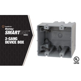 Southwire MSB1G One Gang Device Box with Depth Adjustable, Heavy Duty 42lb