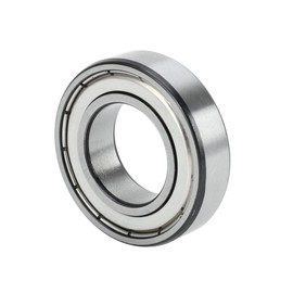 X AUTOHAUX 6005ZZ Deep Groove Ball Bearings P6 25x47x12mm Lubricated Bearings Double Metal Seal Silver Tone Scooter Skateboard Wheel