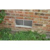 Tjernlund 950-8304 Underaire Steel Crawl Space Vent, Steel Diamond Pattern,