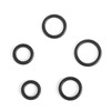 279Pcs/Kit 18 Sizes Rubber O-Ring Washer Assortment Kit, Black O