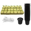 Rockwool Grow Cubes Set for Hydroponics - 21Ps Stonewool Starter
