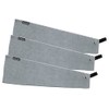 Clothlete Magnetic Microfiber Golf Towel 16" x 24" (Gray, 3