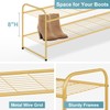 AOODA Long 2 Tier Shoe Rack for Closet Metal Wide