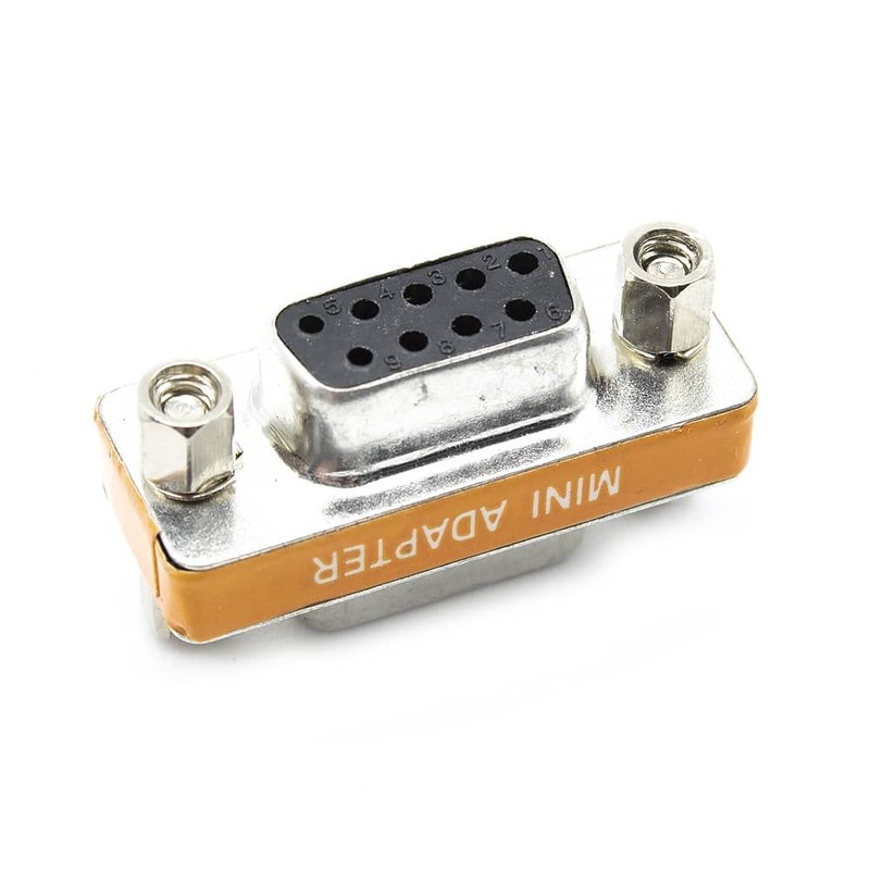 CABLEPELADO DB9 Serial Null Modem Adapter Female to Female |