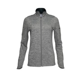 LizardHead Ladies Acadia Hoodless Full Zip Jacket with UPF 40 sun protection (US, Alpha, Small, Regular, Regular, Gray)