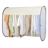 Astro 711-38 Clothes Cover, Light Beige, Laundry Cover, Hanger Rack