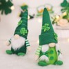 2Pcs Faceless Gnome Plush Doll St. Patrick's Day Green Clover