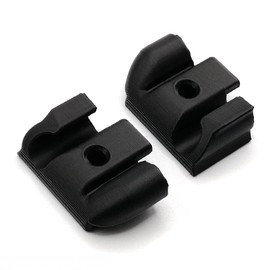 Printbtw Replacement End Caps for Piping Trim / Strip for Caravans such as Tabbert (Black)