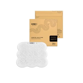 SCRIB3D - Tapete de silicona 3D para bolígrafo – Almohadilla de dibujo flexible resistente al calor de dos caras con formas y patrones – Tabla de práctica de plantillas para principiantes y