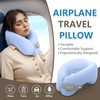 2in1 Ergonomic Memory Foam Travel Neck Pillow – Travel Pillow