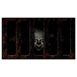 InIsaJace Spooky Halloween Doormat, Horror Movie 3D Halloween Door Mat Rugs Decor Non Slip, Entrance Front Mat Outdoor Rugs Front Porch (16 X 28 Inches)