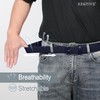 XZQTIVE Braided Stretch Belt Mens Gift Elastic Woven Belt for