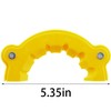TAODAN 136x70mm Yellow Plastic Drill Sharpener Angle Grinder Grinding Bit