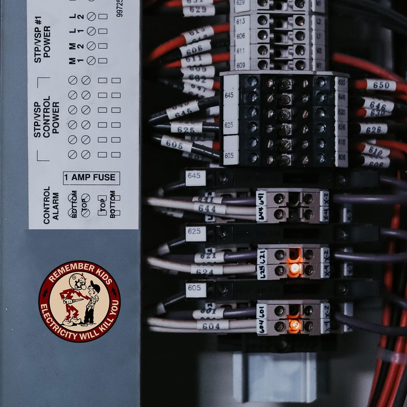 OCQOTAT Remember Kids Electricity Will Kill You Sticker - 10