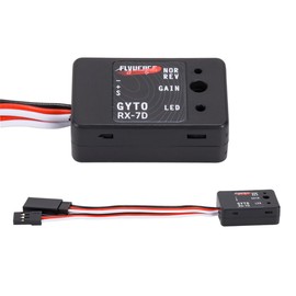 RC Gyro Sensitivity Adjustable,Mini Gyro Gyroscope Stability Control 4.8-7.4V for 1/10 1/12 RC Crawler Car/Boat/Drift Racing/Monster Truck/Short-Course Truck/Robot/Boats