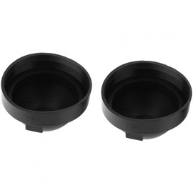 Universal Dust Cover Cap for Headlights 90 mm 2 Pieces 90 mm Black Rubber Car LED Headlight Protective Housing Seal Cap Waterproof