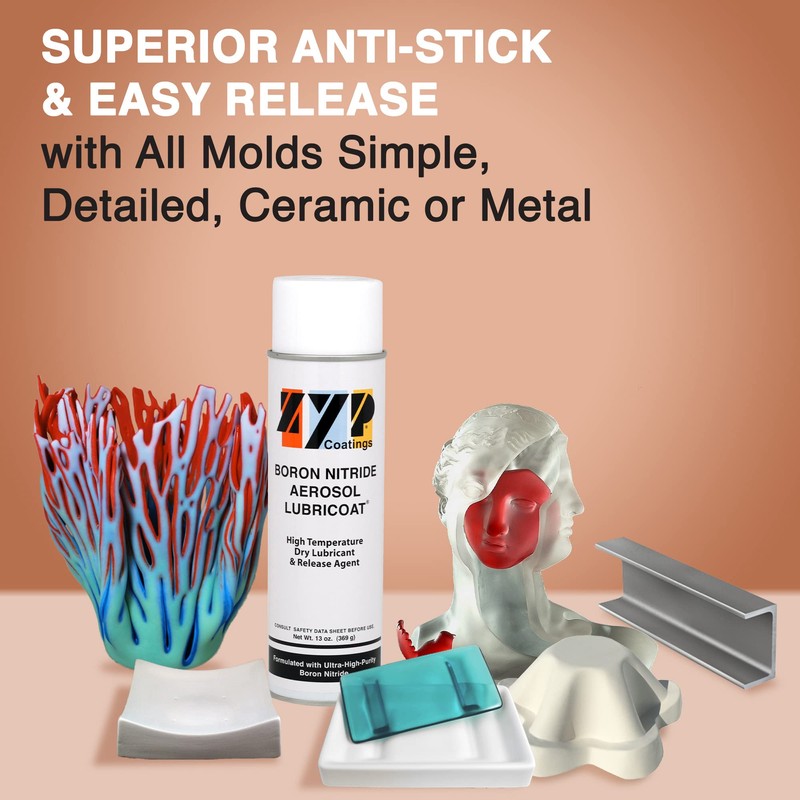 ZYP Coatings Boron Nitride Aerosol Lubricoat (Glass Mold Release) /