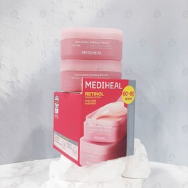 Mediheal Retinol Collagen Capsule Patch Double Plan Mask Sheet Pack / 메디힐 레티놀 콜라겐 캡슐 패치 더블 기획 마스크 시트 팩
