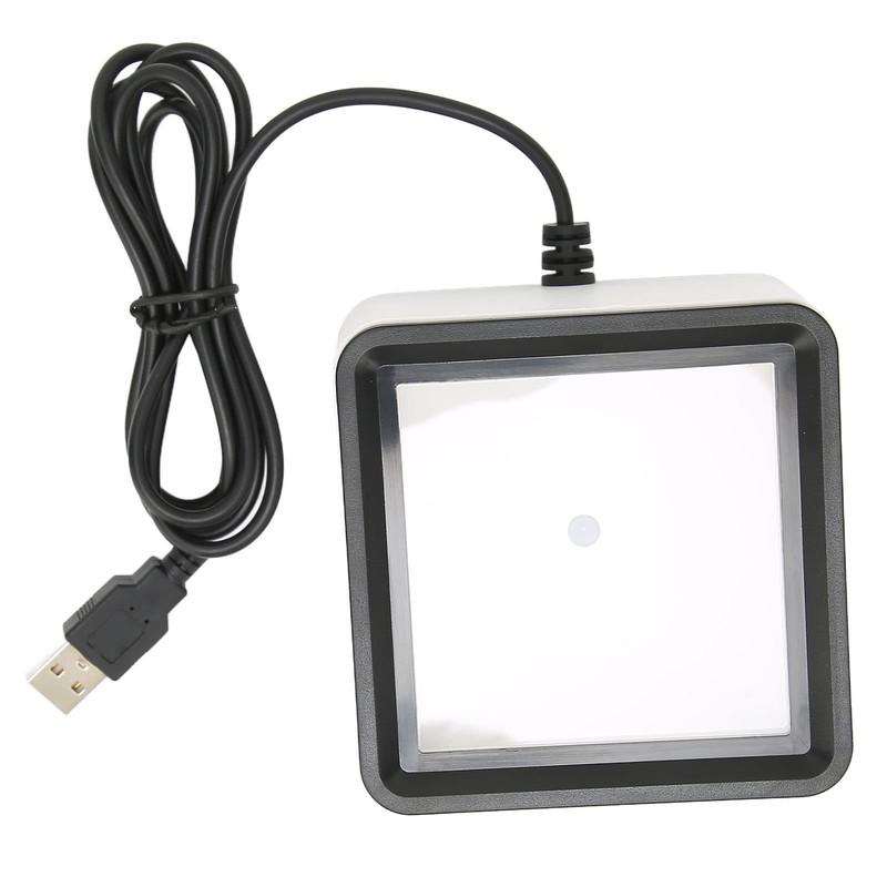 Zunate Hands-Free Barcode Scanner, R42 2D 1D Barcode Scanner All-Round