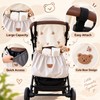 Stroller Hanging Storage Bag, Lightweight Reusable Organizer for Baby Essentials,