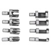8Pcs Wood Plug Drill Bit Cutter Carbon Steel Industrial Barrel